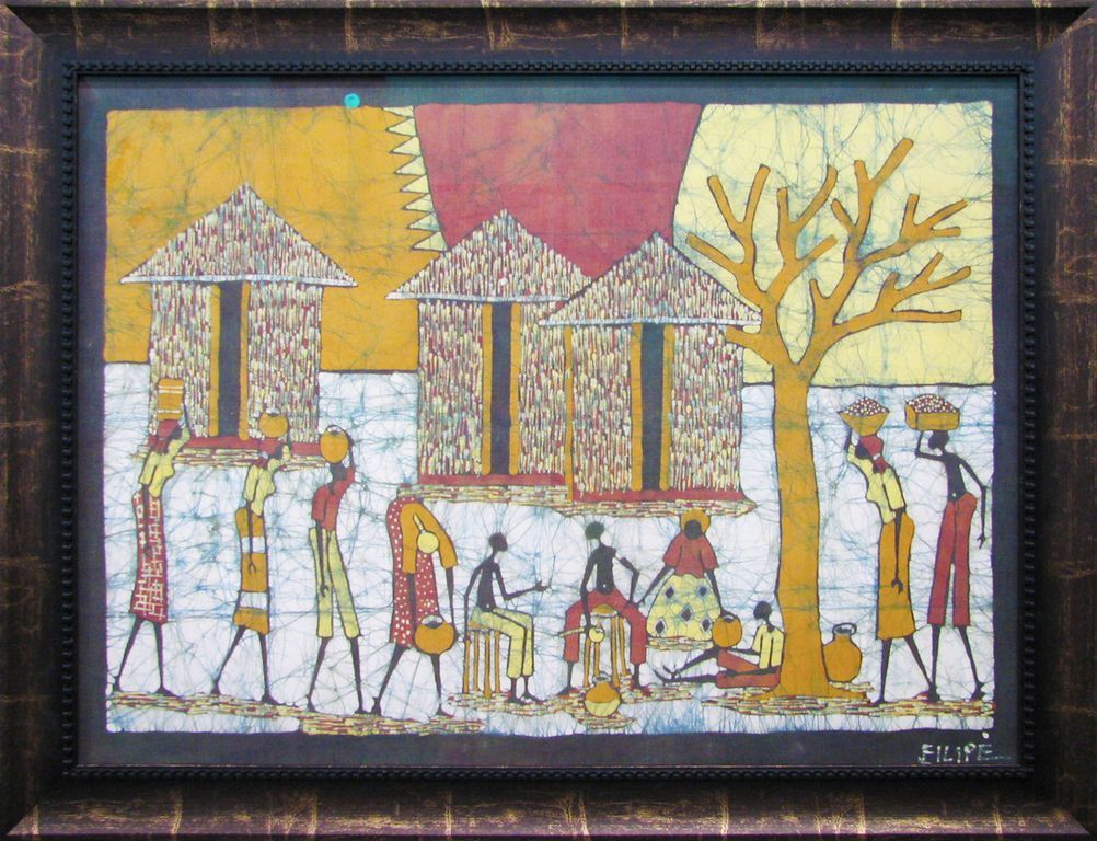 Original artwork framed
