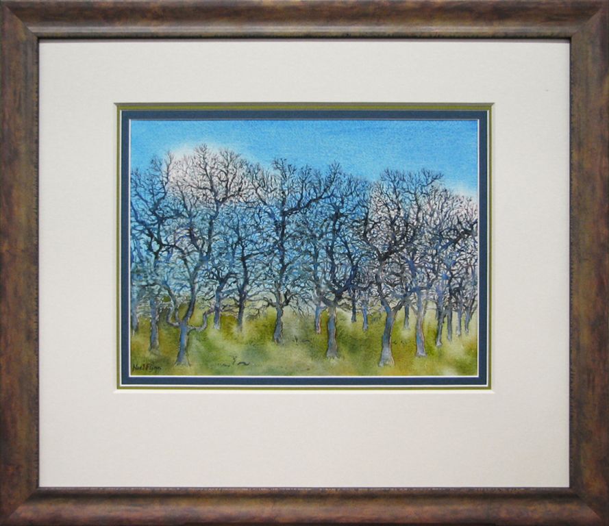 Original artwork framed