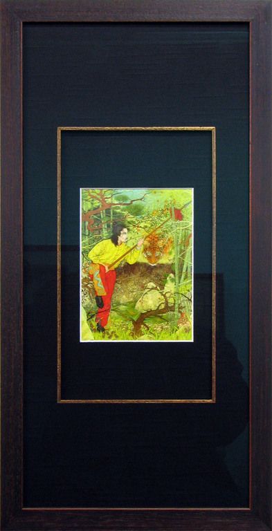 Original artwork framed
