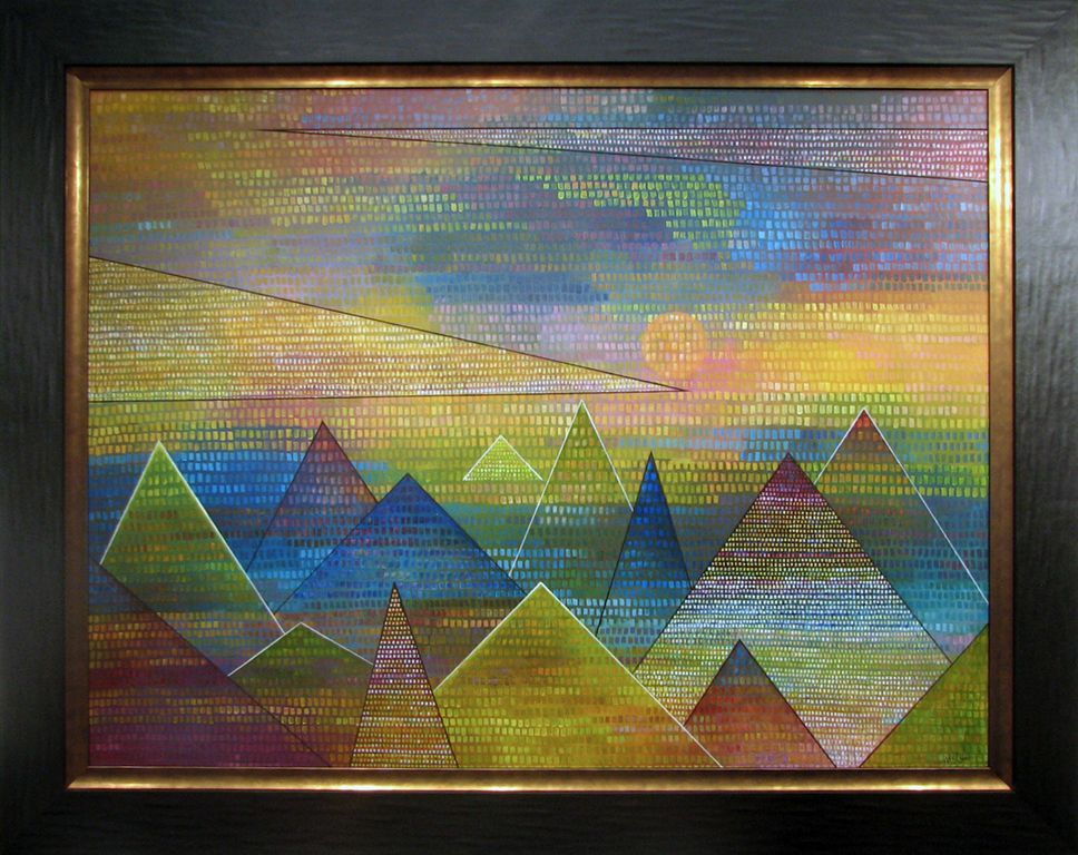 Original artwork framed
