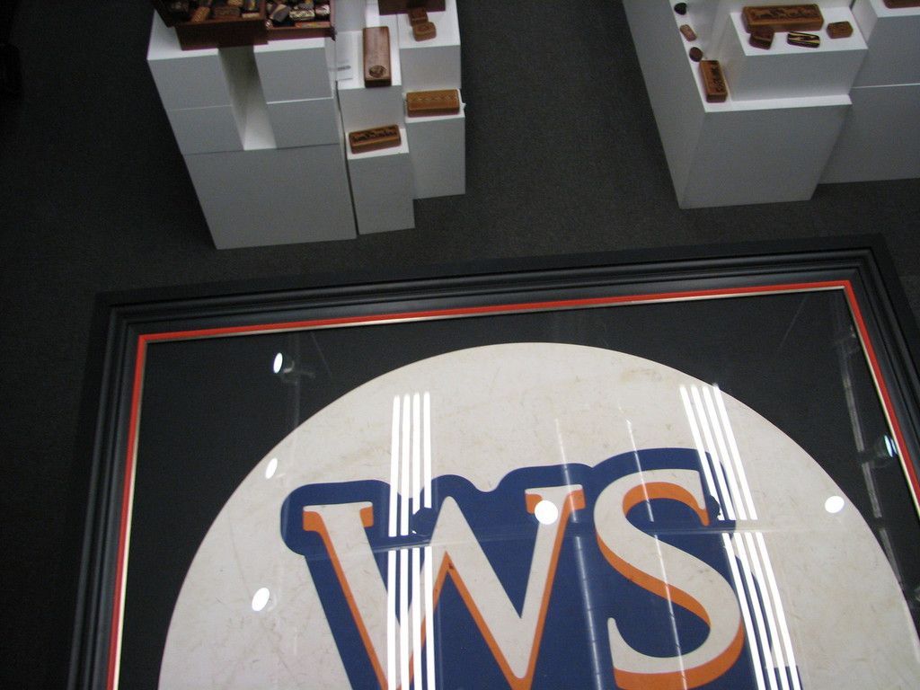Framed Giants world Series On Deck Circle
