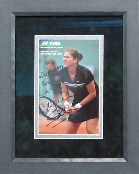 Framed Signed Tennis Photo