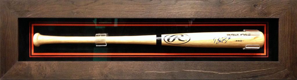 Framed Baseball Bat