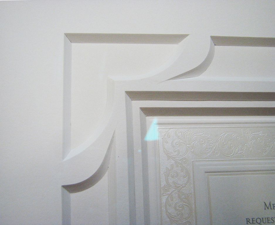 A white door with a picture frame that says me requests