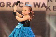 very young dancer jumping