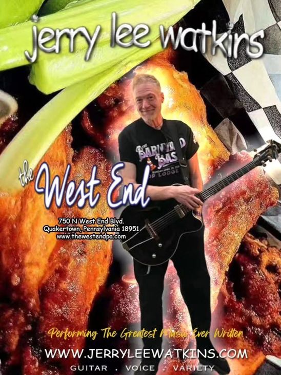 Advertisement for The West End restaurant: All-you-can-eat crab legs on Sundays at 3 PM for $47.95.