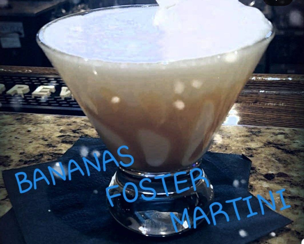 Bananas Foster Martini