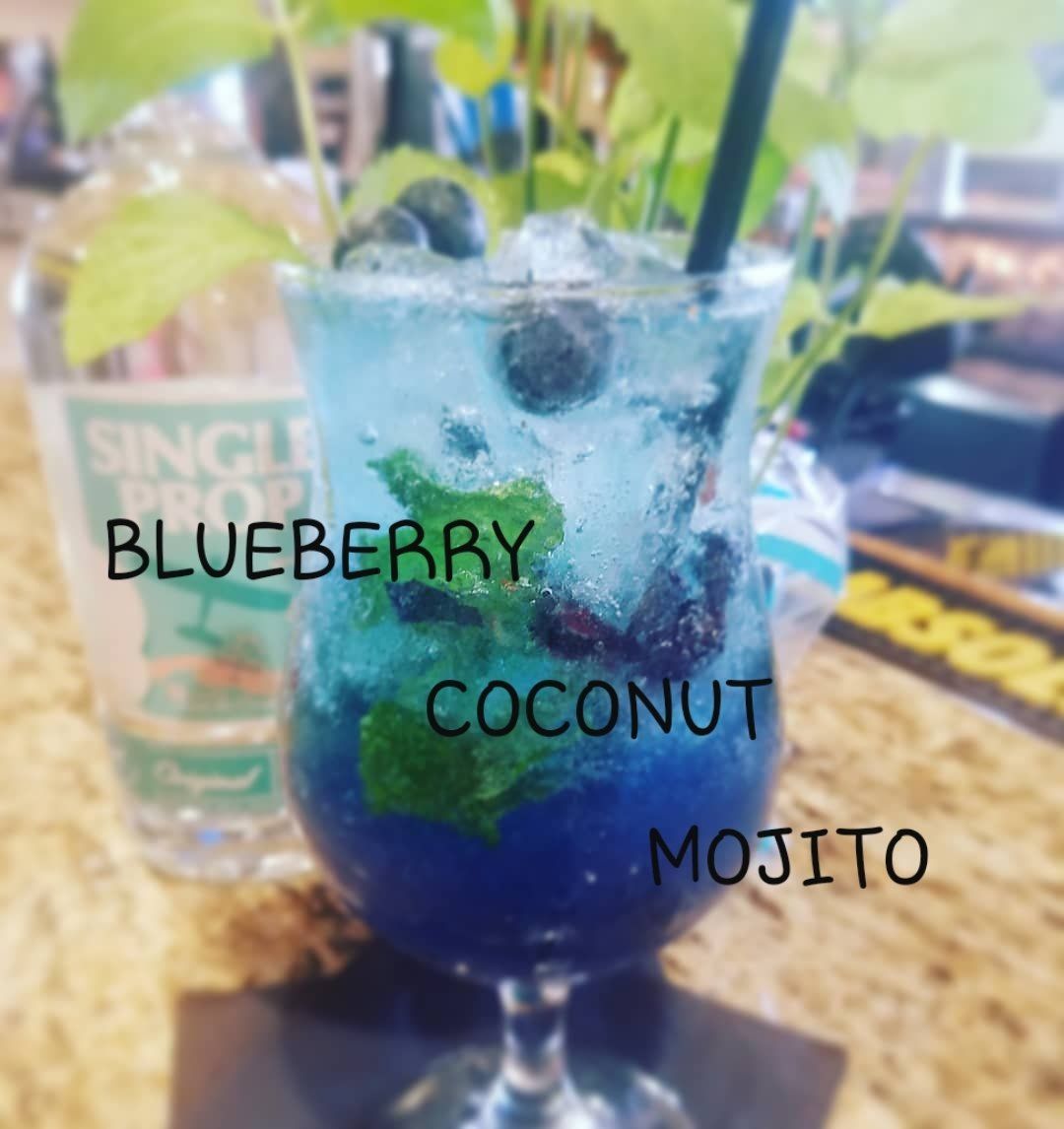 Blueberry Coconut Mojito