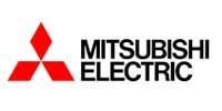 Mitsubishi electric logo on a white background