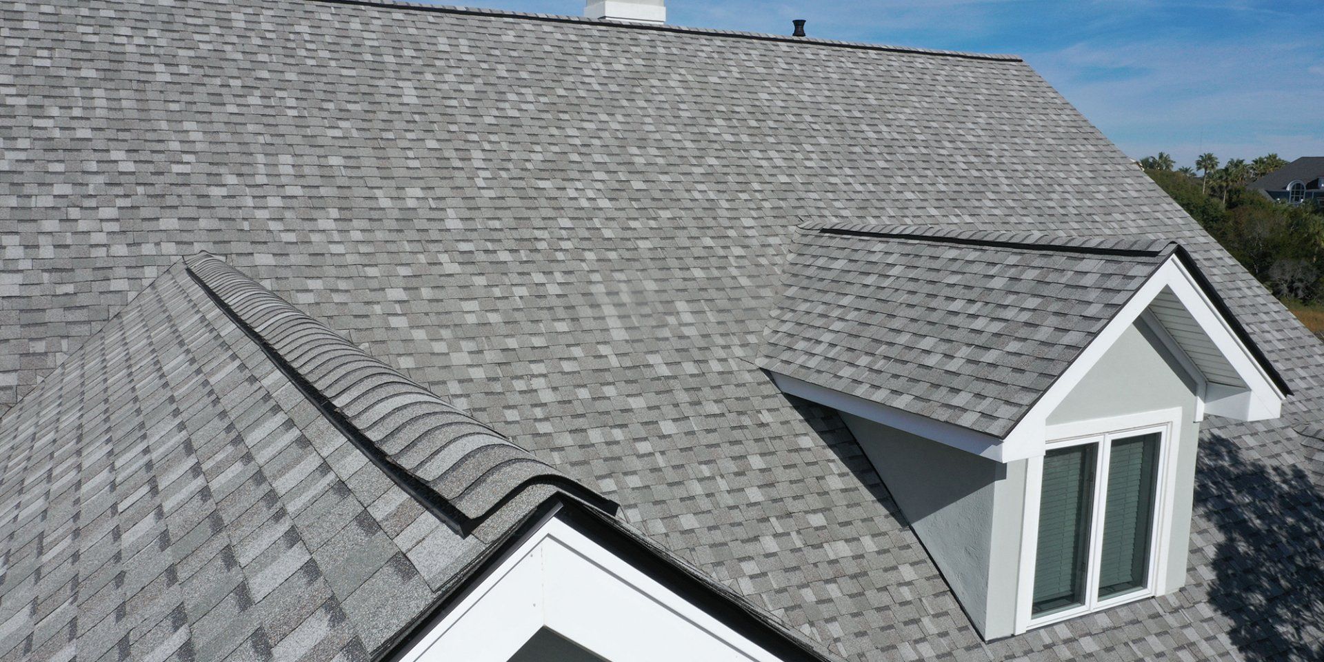 Newly installed roof