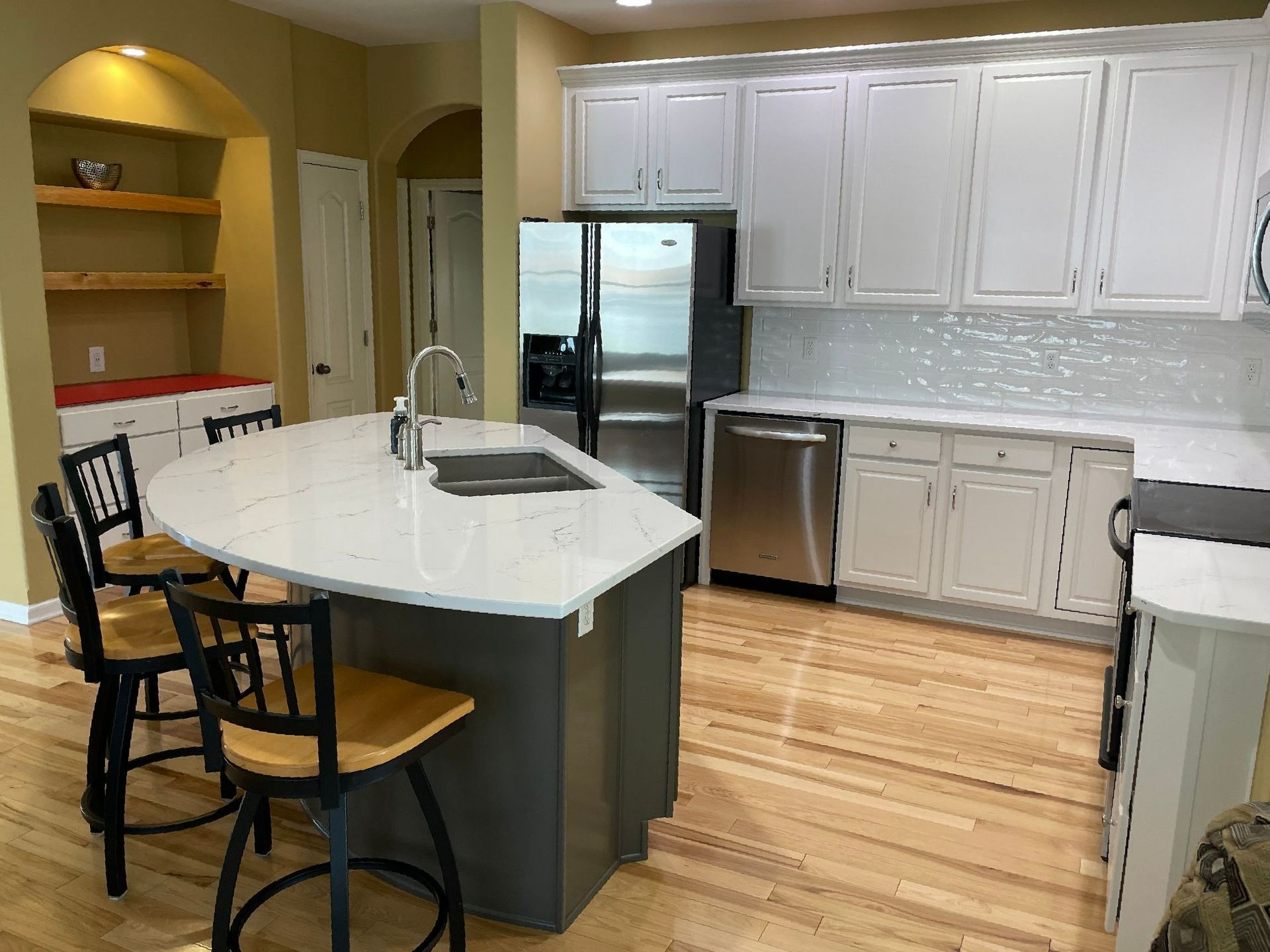 After countertop painting