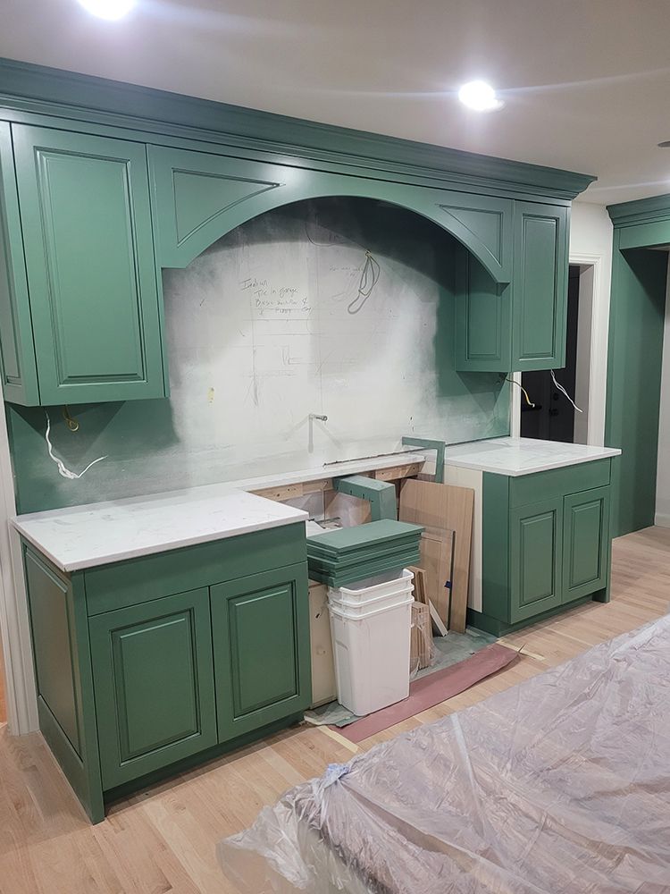 Kitchen cabinets