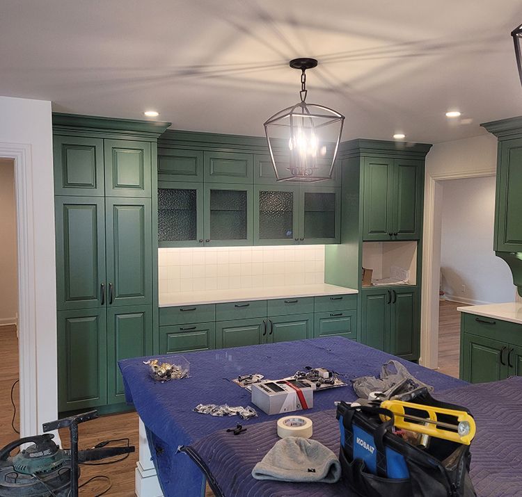 Kitchen cabinets