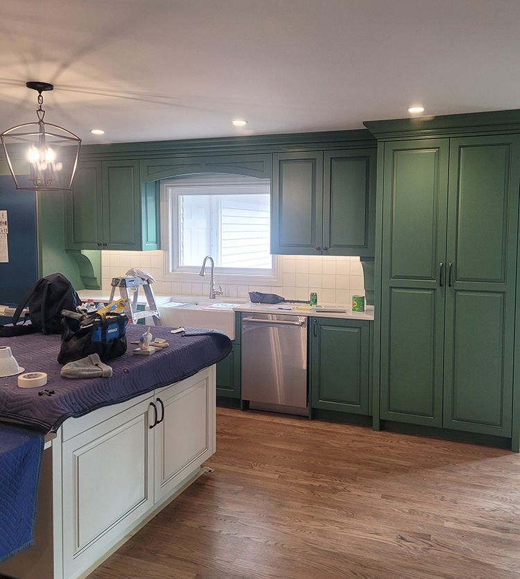 Kitchen cabinets