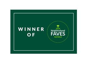 Winner of 2024 Neighborhood Faves next door