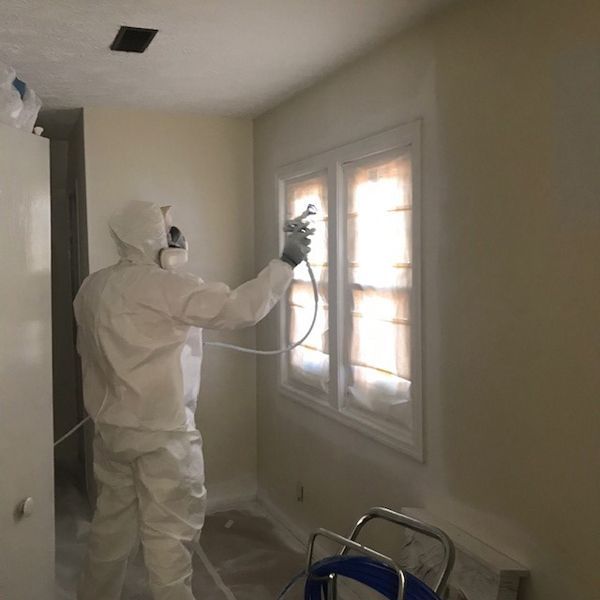 Spraying Widow Trim