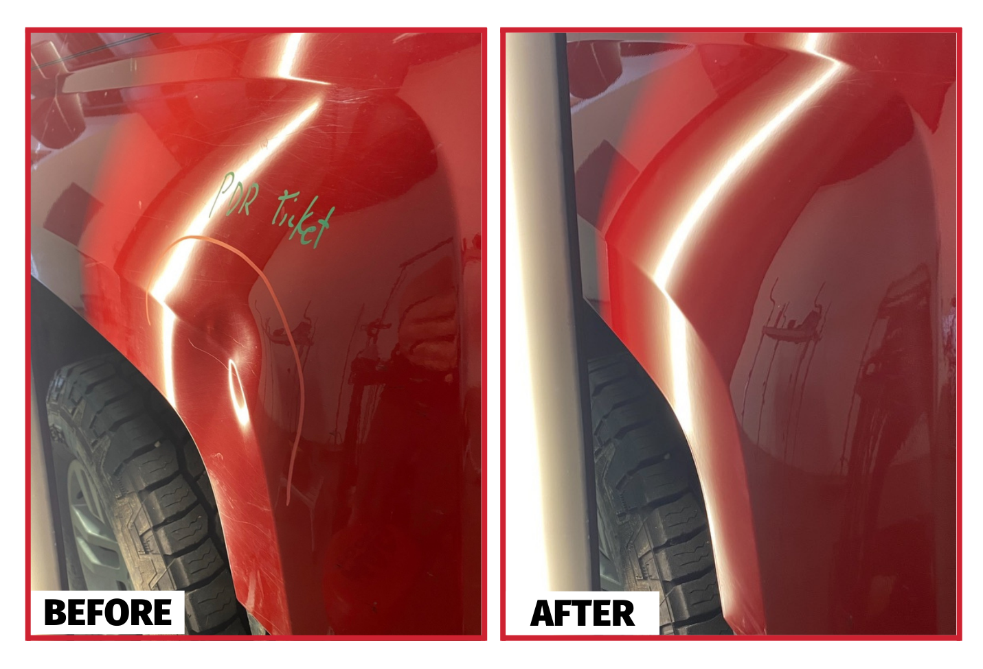 HM Dent Works before and after 