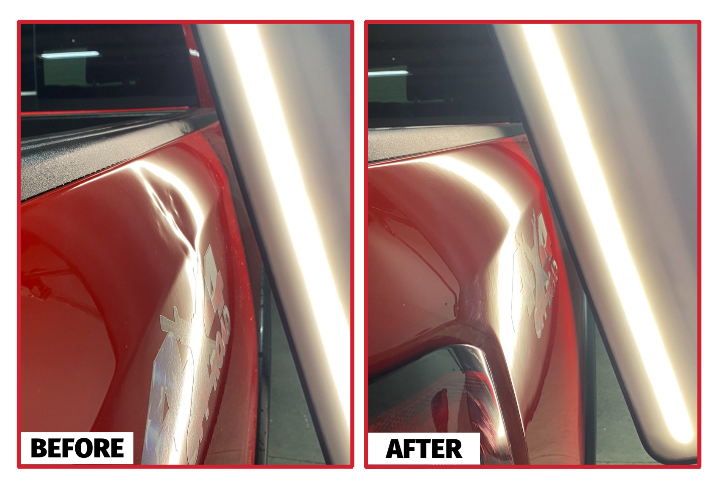 HM Dent Works before and after dent service