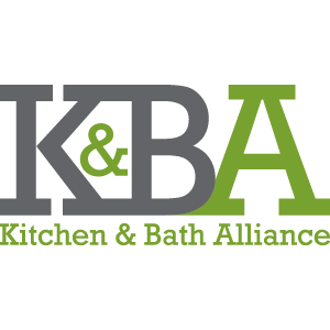 A logo for k & ba kitchen and bath alliance