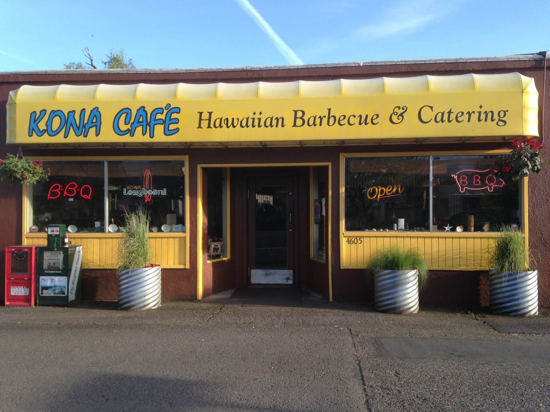 storefront at Kona Cafe Hawaiian Barbecue And Catering