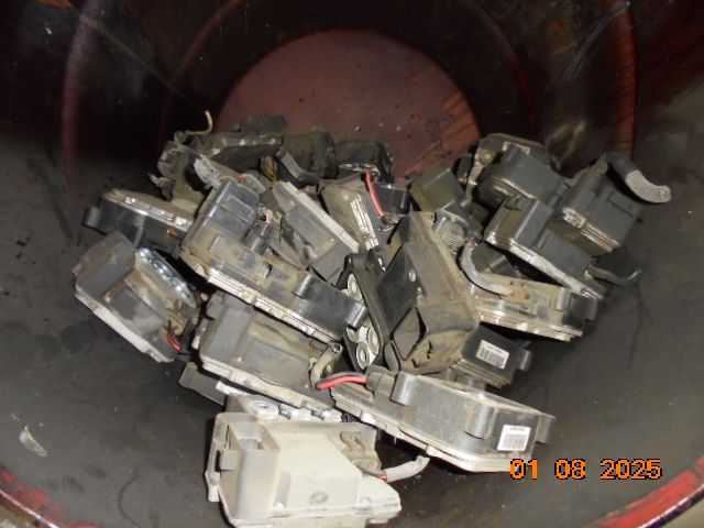 Scrap electronic car components