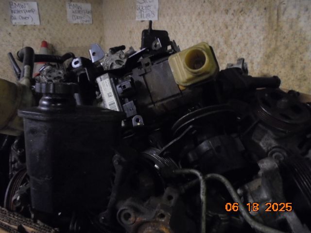 Pile of used car parts