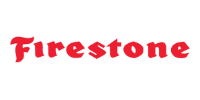 Firestone logo in red stylized text on a white background