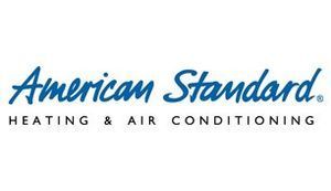 American Standard Heating & Air Conditioning logo in blue script.