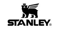 Stanley logo with black winged lion above bold black STANLEY text on white background