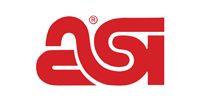 Red stylized “as” logo on a white background