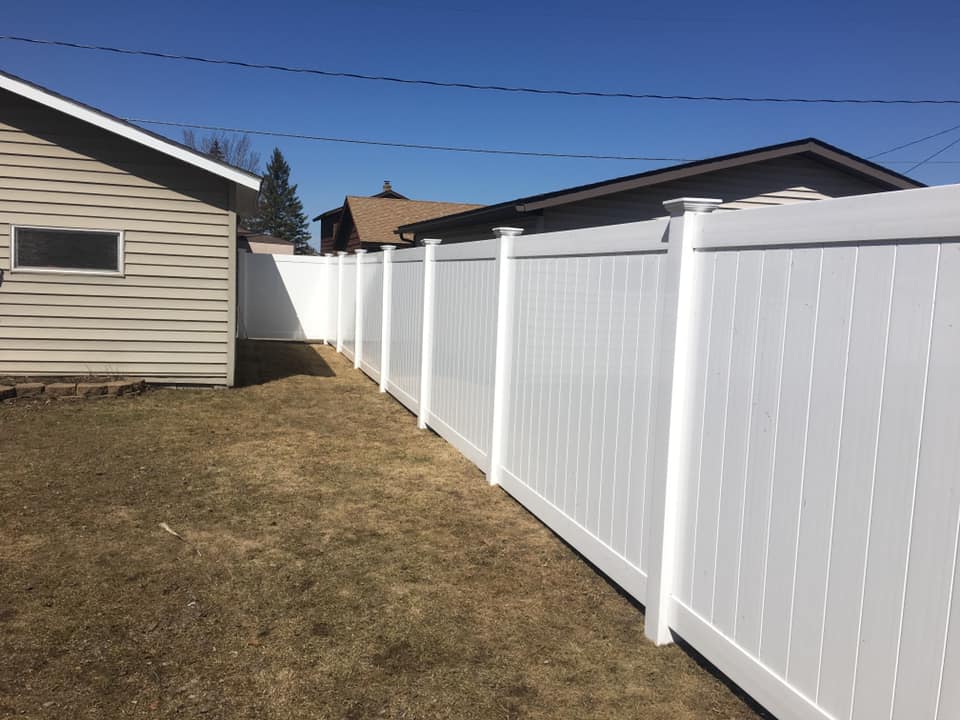 Vinyl fence