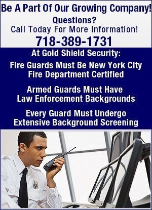 Security Guard Job - Brooklyn, NY - Gold Shield Security & Investigation, Inc.