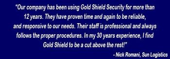 Testimonials -  Brooklyn, NY Gold Shield Security & Investigation, Inc.