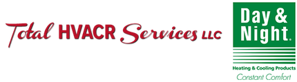 Logo with "Total HVACR Services LLC" and "Day & Night" heating & cooling.