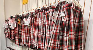 Red checkered School Uniforms