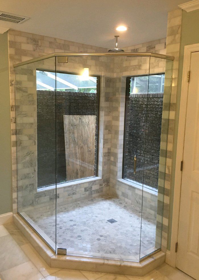 Framed shower door
