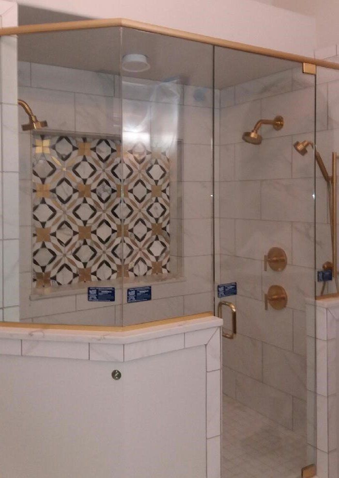 Framed shower door