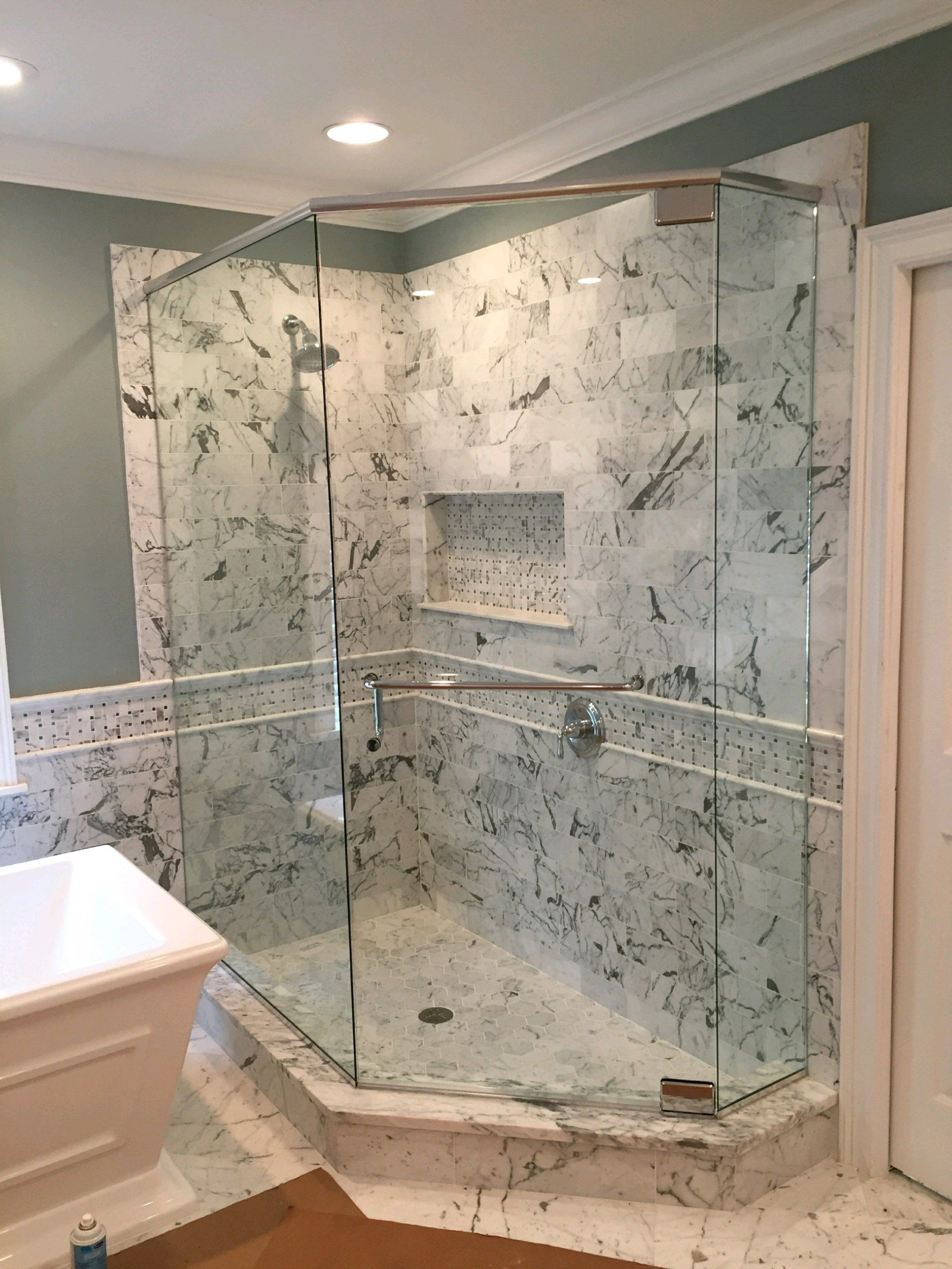Framed shower door