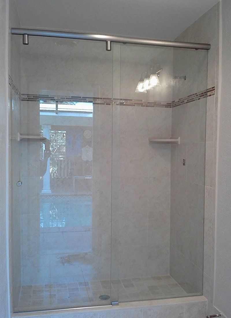 Framed shower door