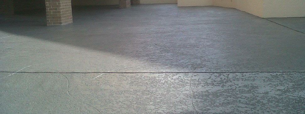 Stylish concrete floor