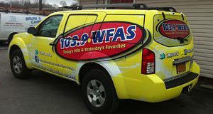 103.9 WFAS vehicle wrapping