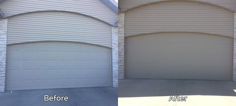 #2 Flush Panel Sandtone No Glass by Fargo Garage