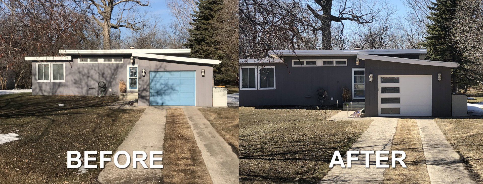 # 9 White Flush with Glass by Fargo Garage