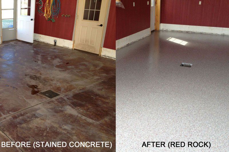 Flooring  Before and after