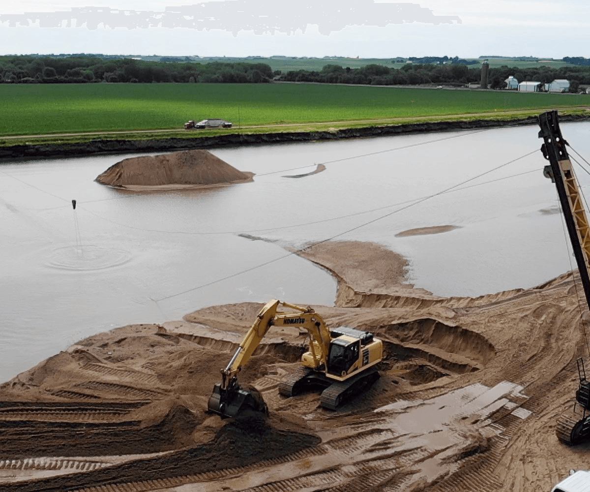 Contract dredging and excavating