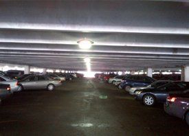Parking Lot with LED Exterior Retrofit