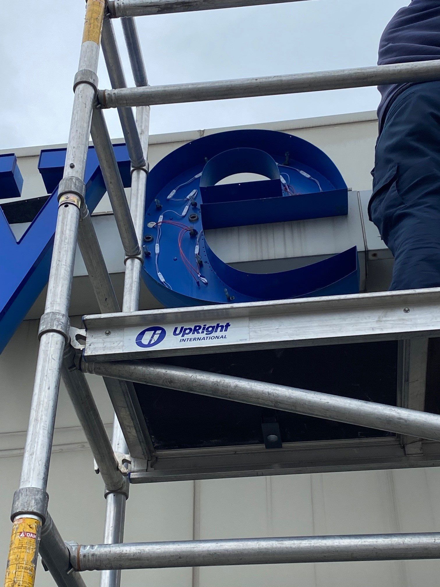Installing LED Sign
