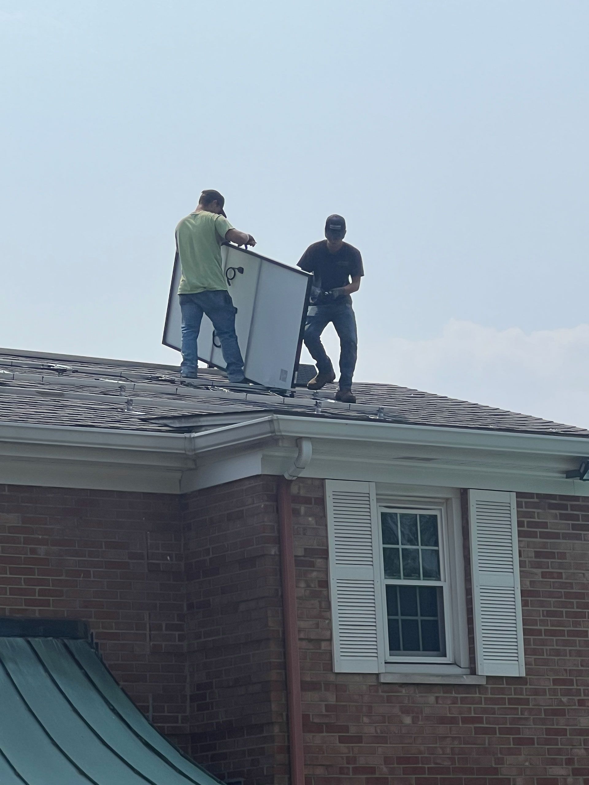 Installing solar panel