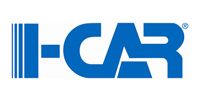 Blue I-CAR logo.