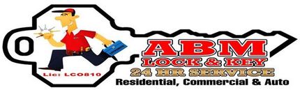 ABM Lock & Key Service Logo